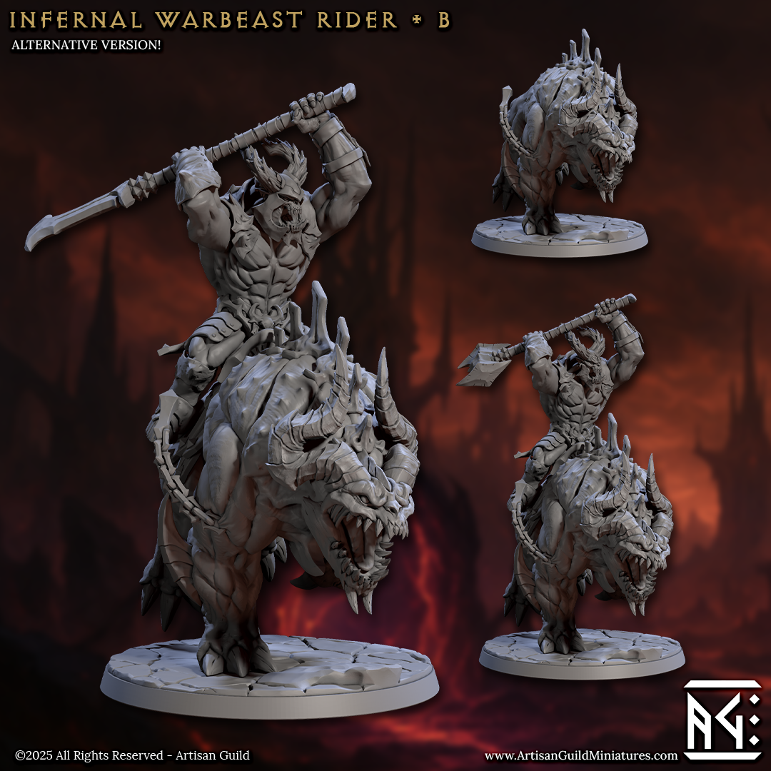 Infernal Warbeast (Belzatu) Riders