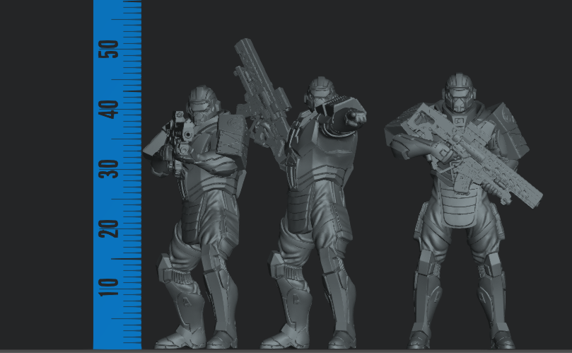 Shield Heavy Agents FanArt (3 Modelos)