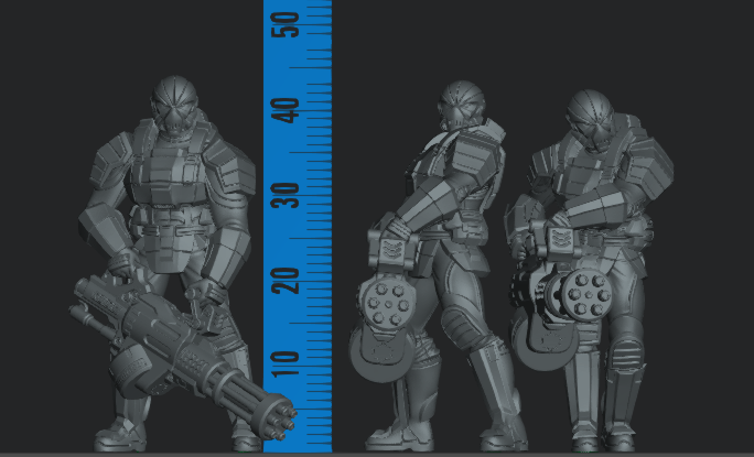 Hydra Heavy Armor FanArt (3 modelos)