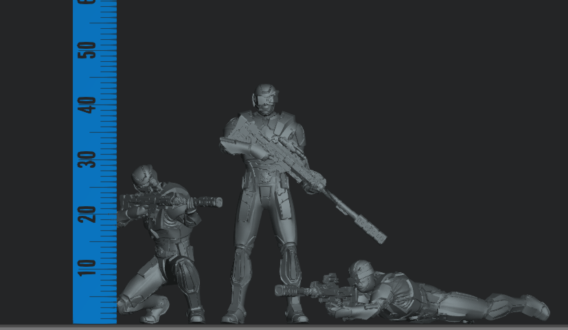 Shield Sniper Agents FanArt (3 modelos)
