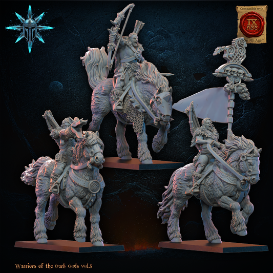 CG Barbarian Horsemen with Bows