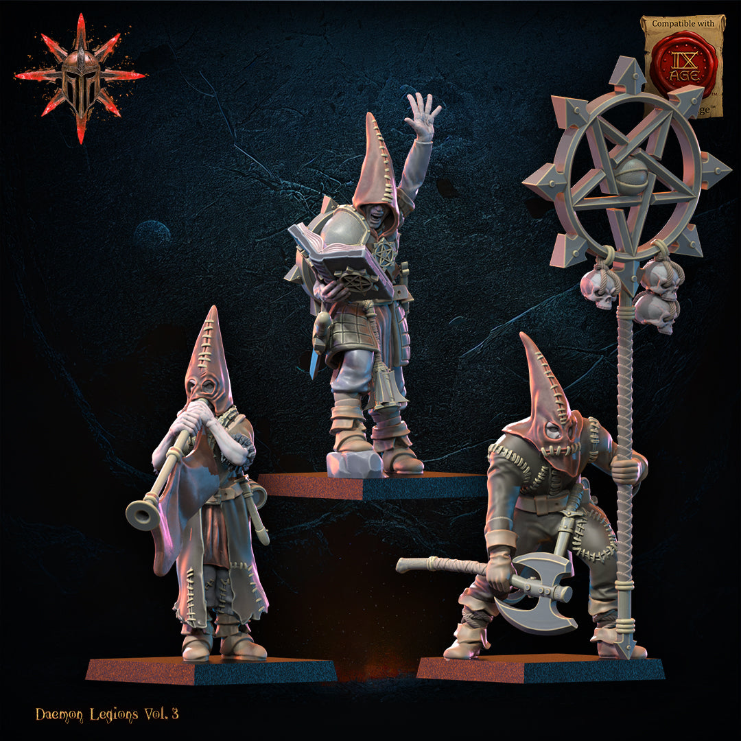 Cultists Ranger Cultists Command Group – 🏅 EboraMiniatures
