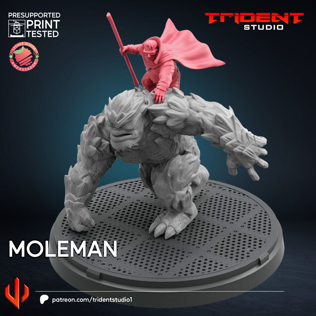 Molean Moleman FanArt – 🏅 EboraMiniatures
