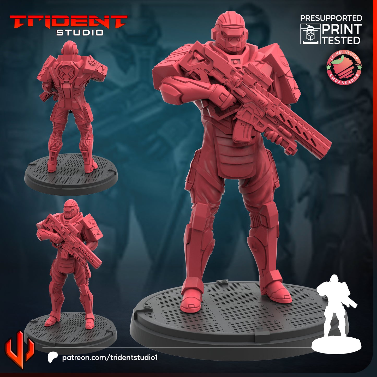Shield Heavy Agents FanArt (3 Modelos)