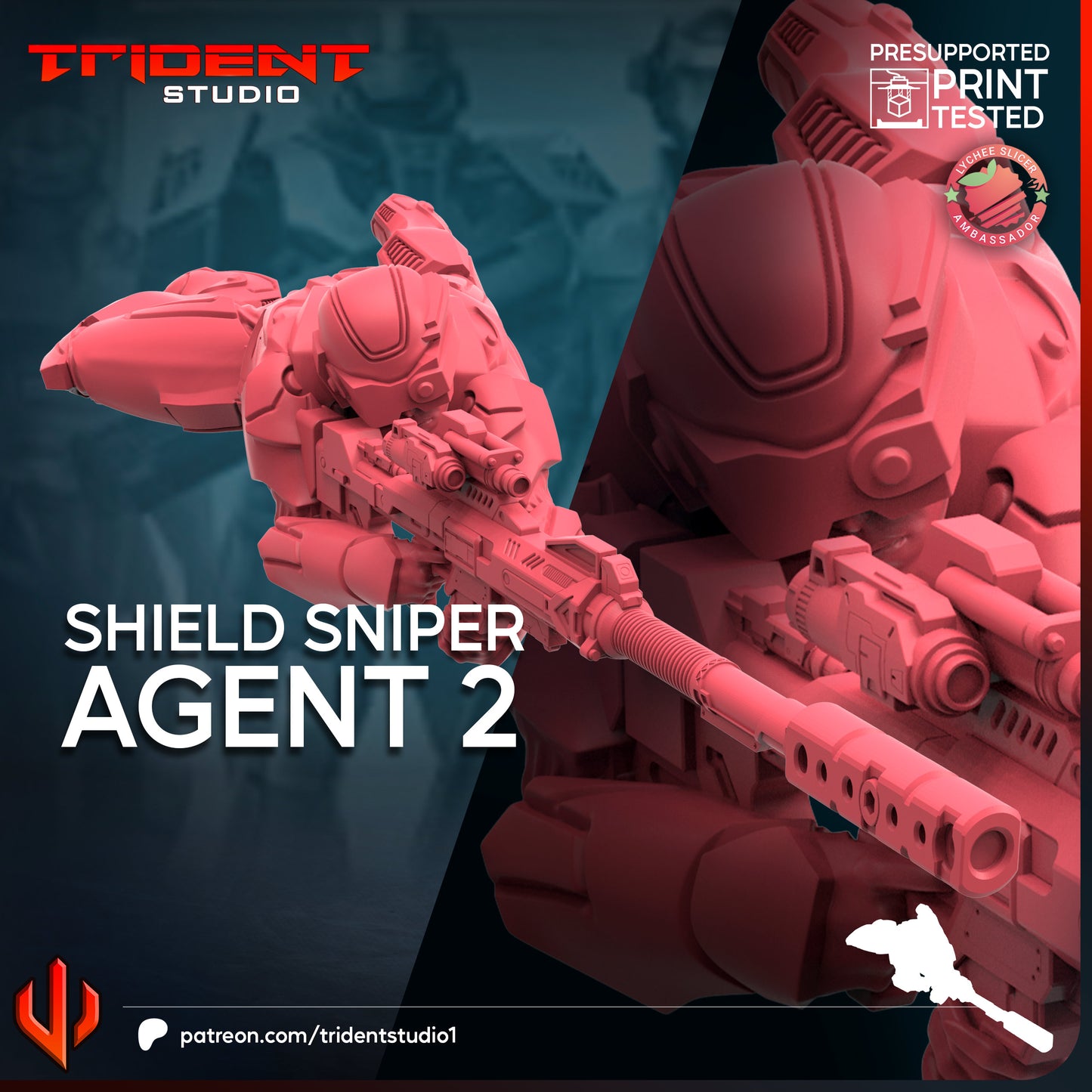 Shield Sniper Agents FanArt (3 modelos)