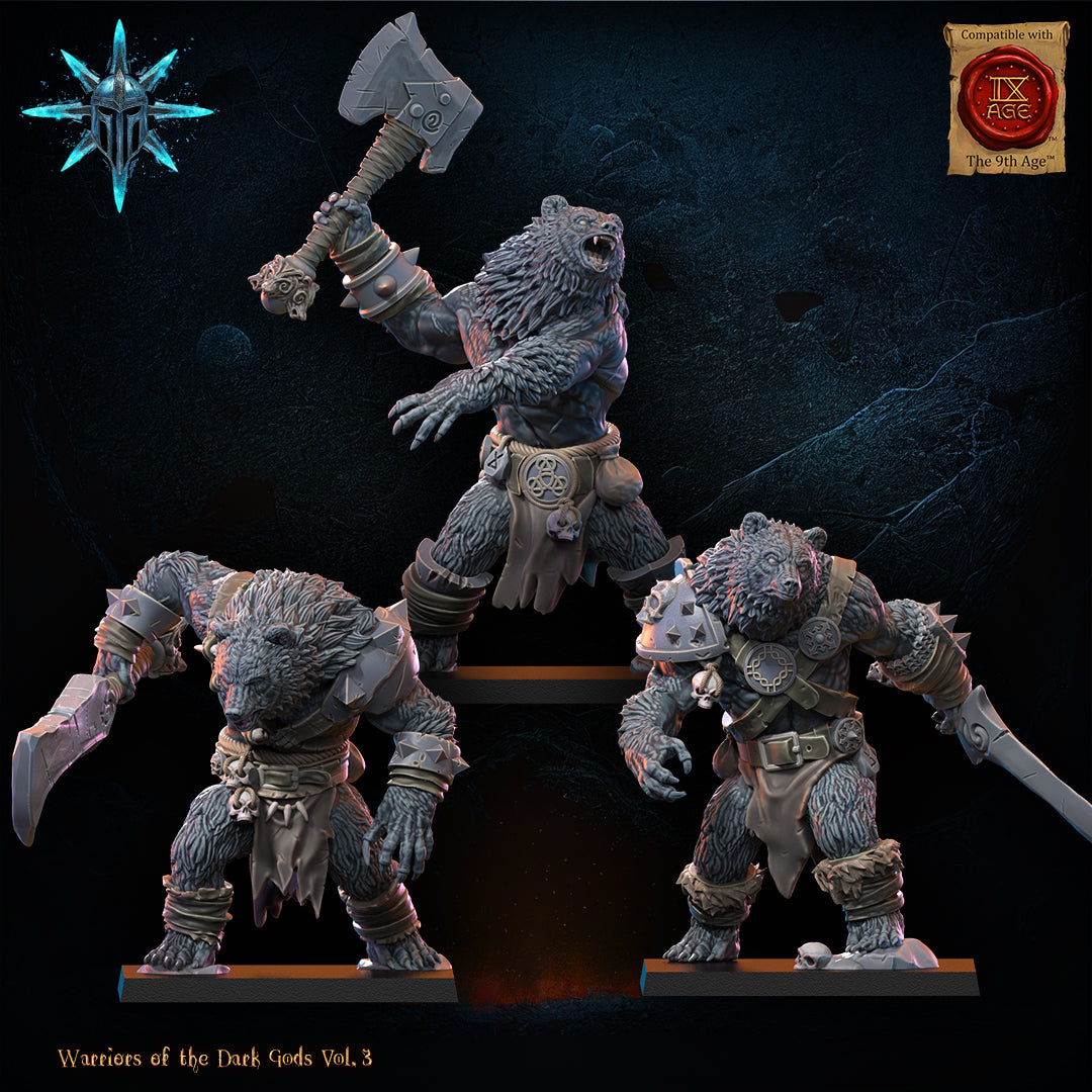 Werebear Size Example Werebears Unit – 🏅 EboraMiniatures