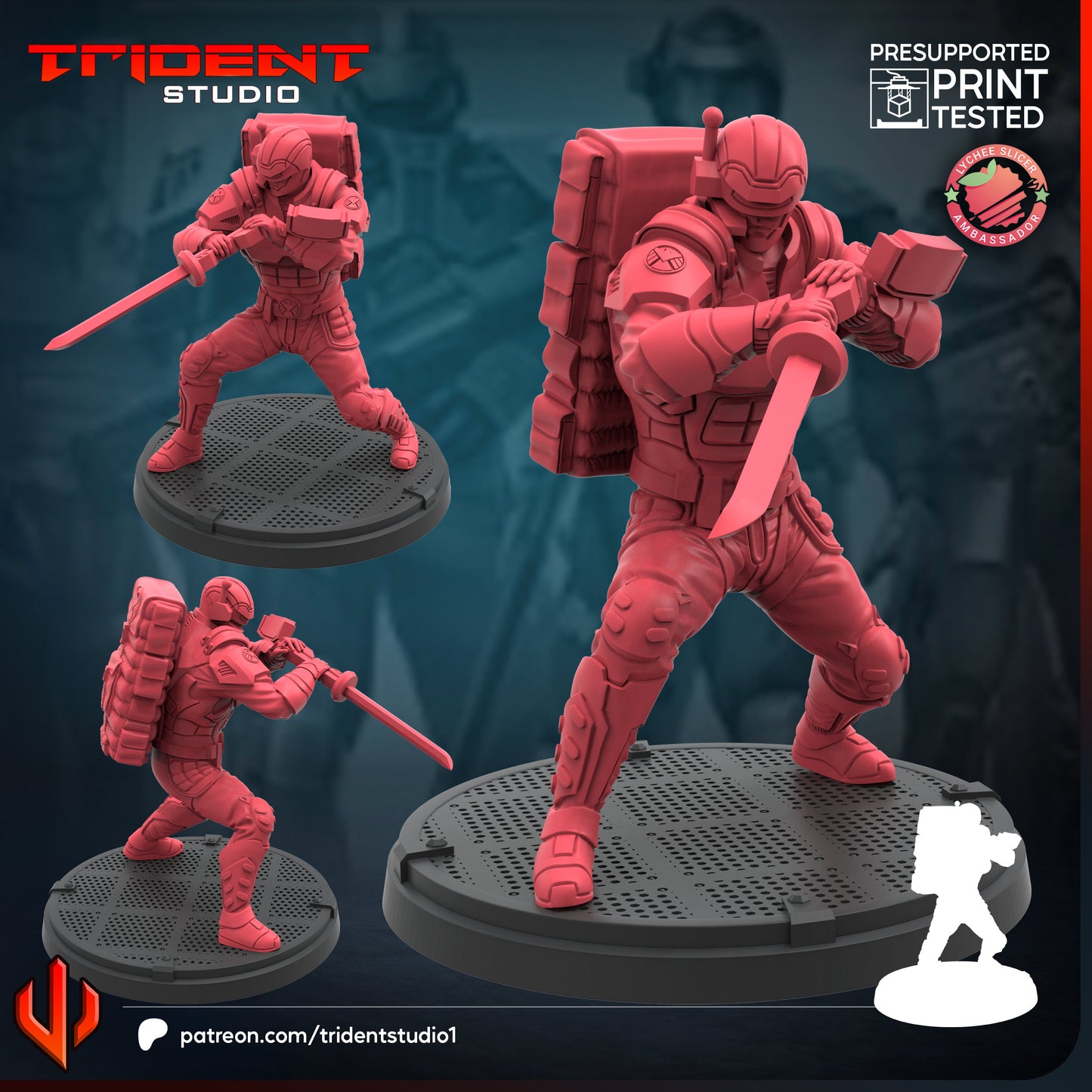 Shield Support Agents FanArt (3 modelos)