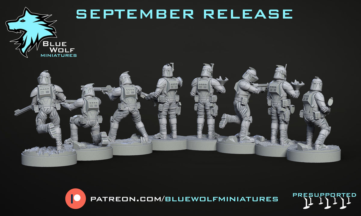 Kitbashed Farmbots V2 Clones Kitbashed squad – 🏅 EboraMiniatures