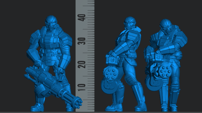 Hydra Heavy Armor FanArt (3 modelos)