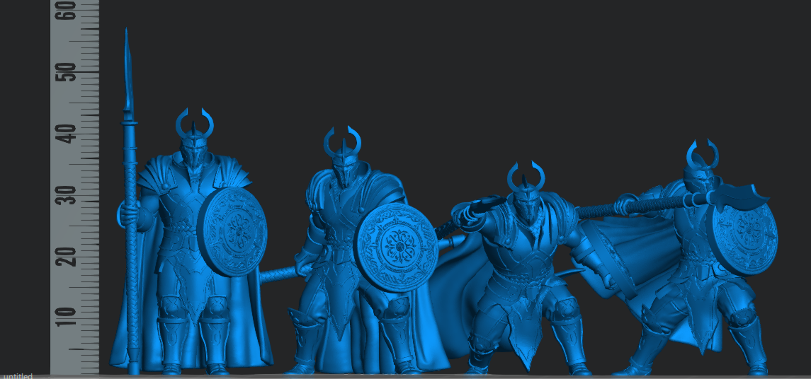 Asgardian Spear Knight (4 modelos)