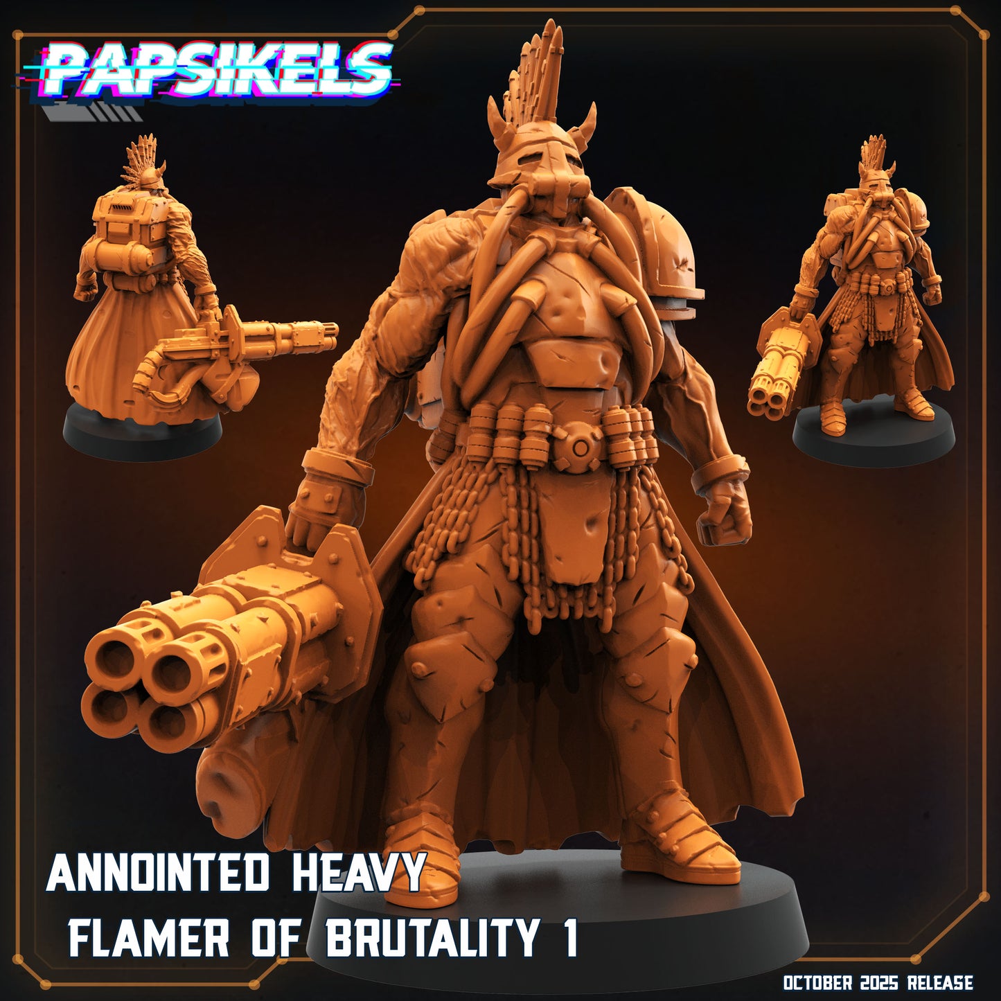Annointed Heavy Flamer of Brutality (3 modelos)