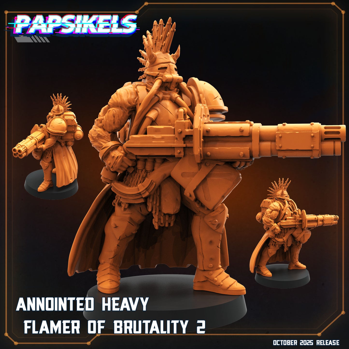 Annointed Heavy Flamer of Brutality (3 modelos)