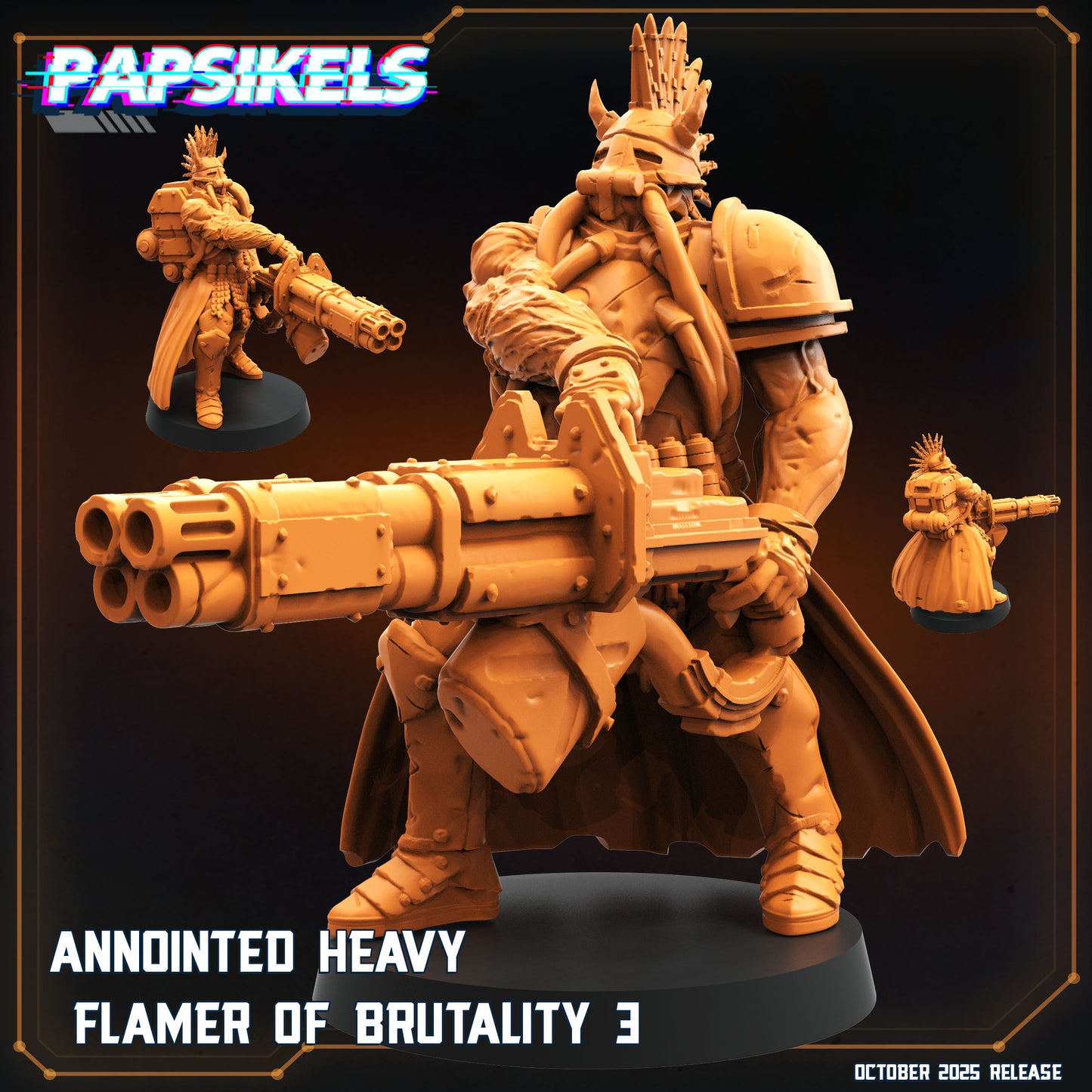 Annointed Heavy Flamer of Brutality (3 modelos)