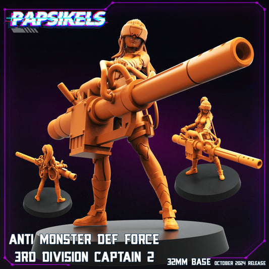 Anti Monster Defence Force 3rd  Division Captain 2
