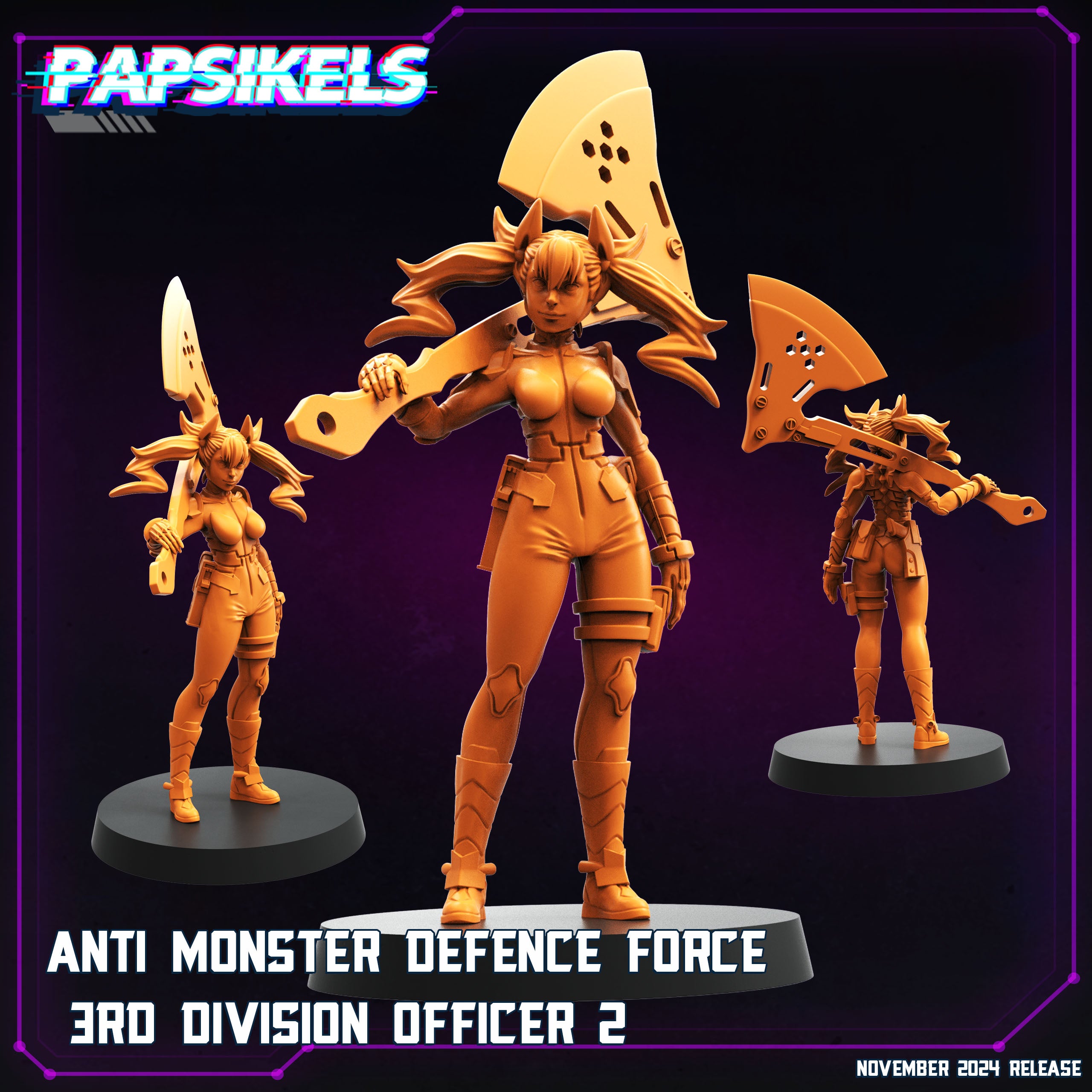 Loop Anti Monster Anti Monster Defence Force 3rd Division – 🏅 EboraMiniatures