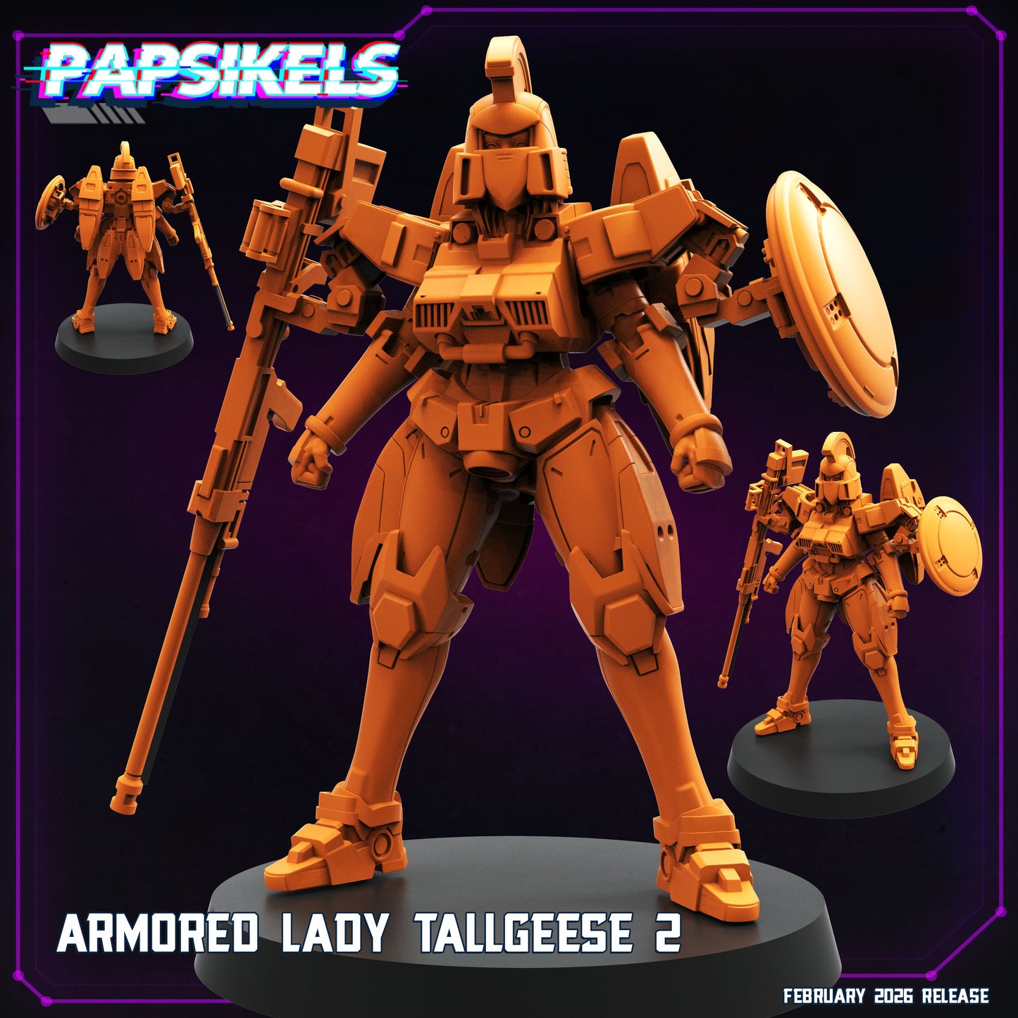 Armored Lady Tallgeese (3 modelos)