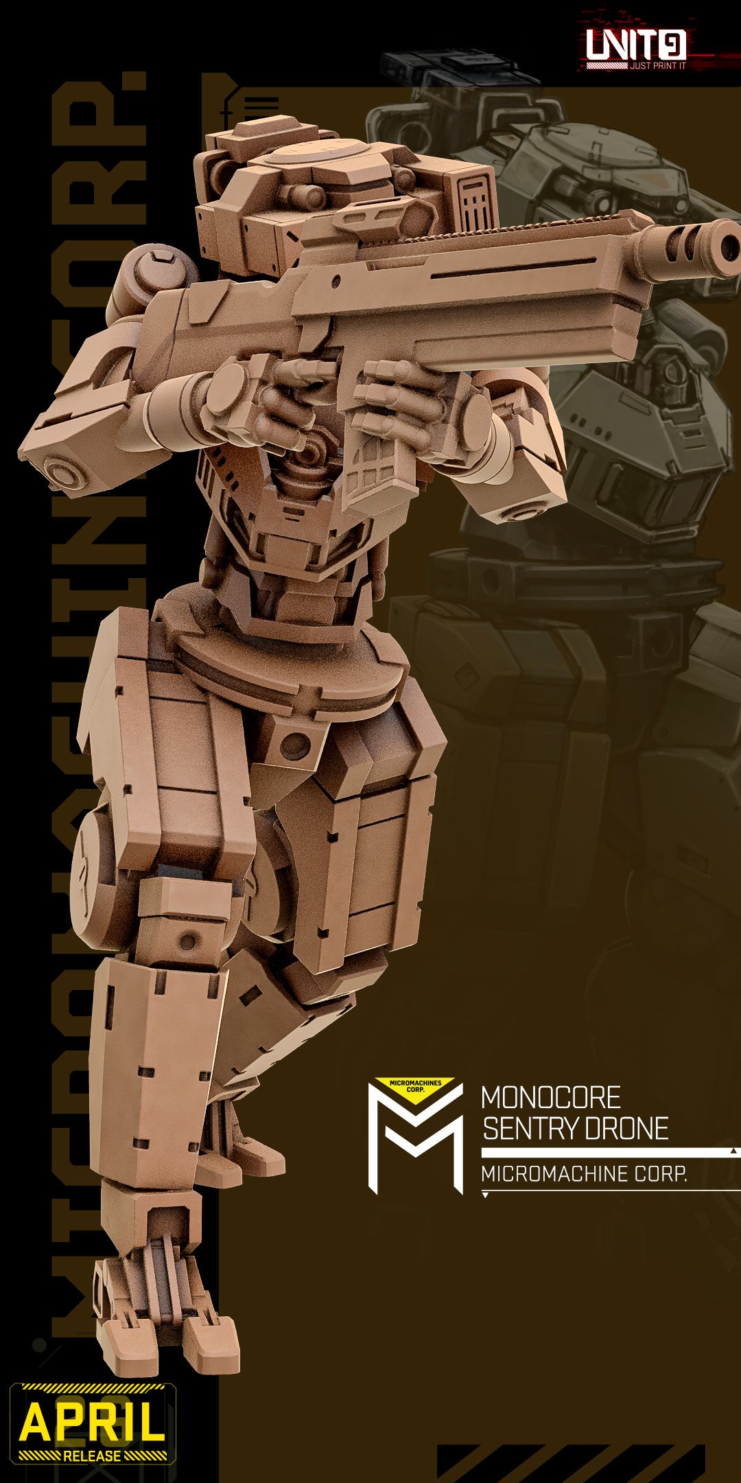 Monocore Sentry Drone (10 modelos)