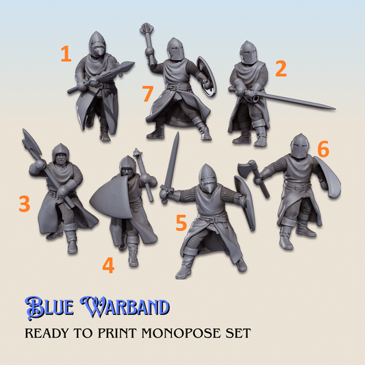 Greathelm Knights Heavy Armor Set 1 Blue