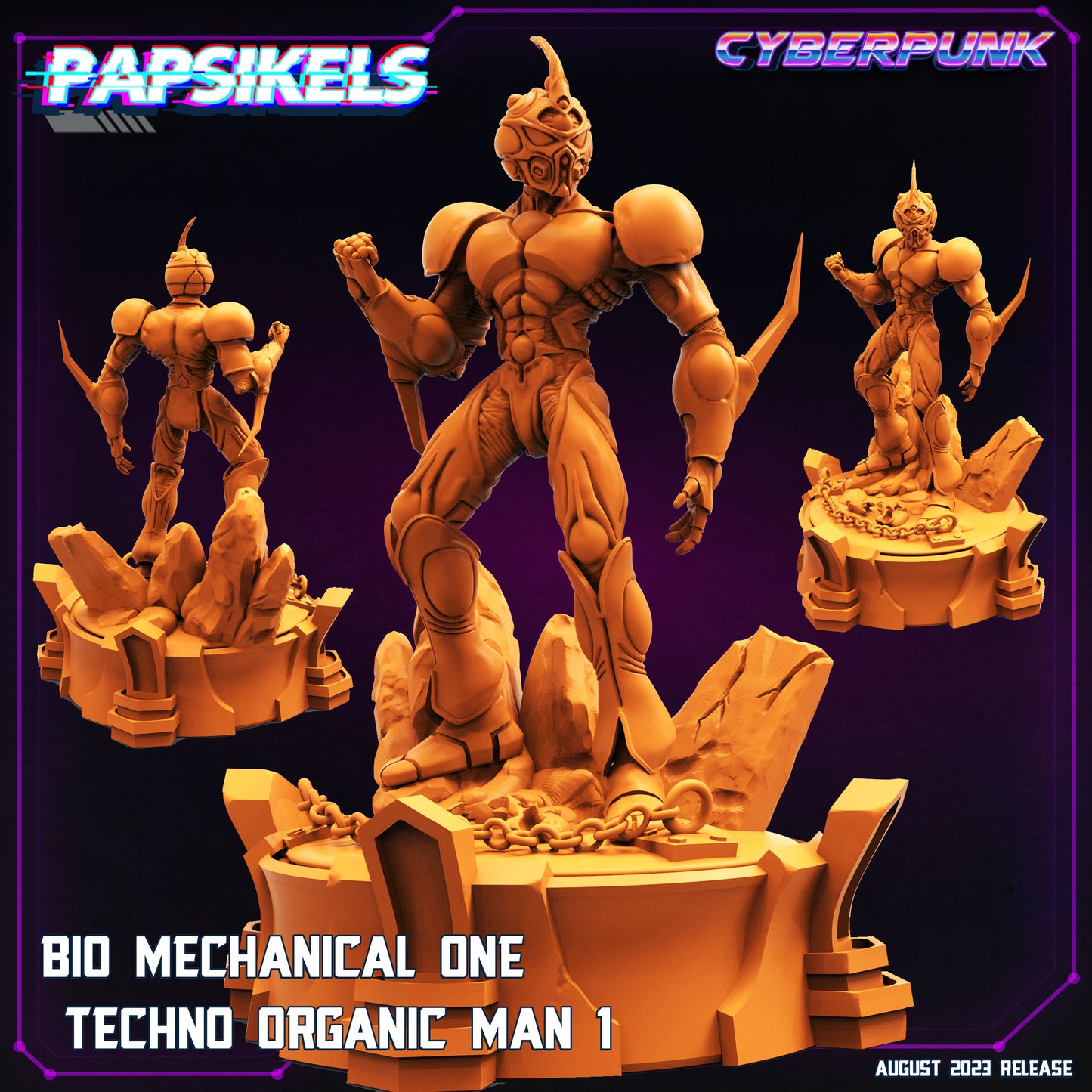 Bio Mechanical One Techno Organic Man 1