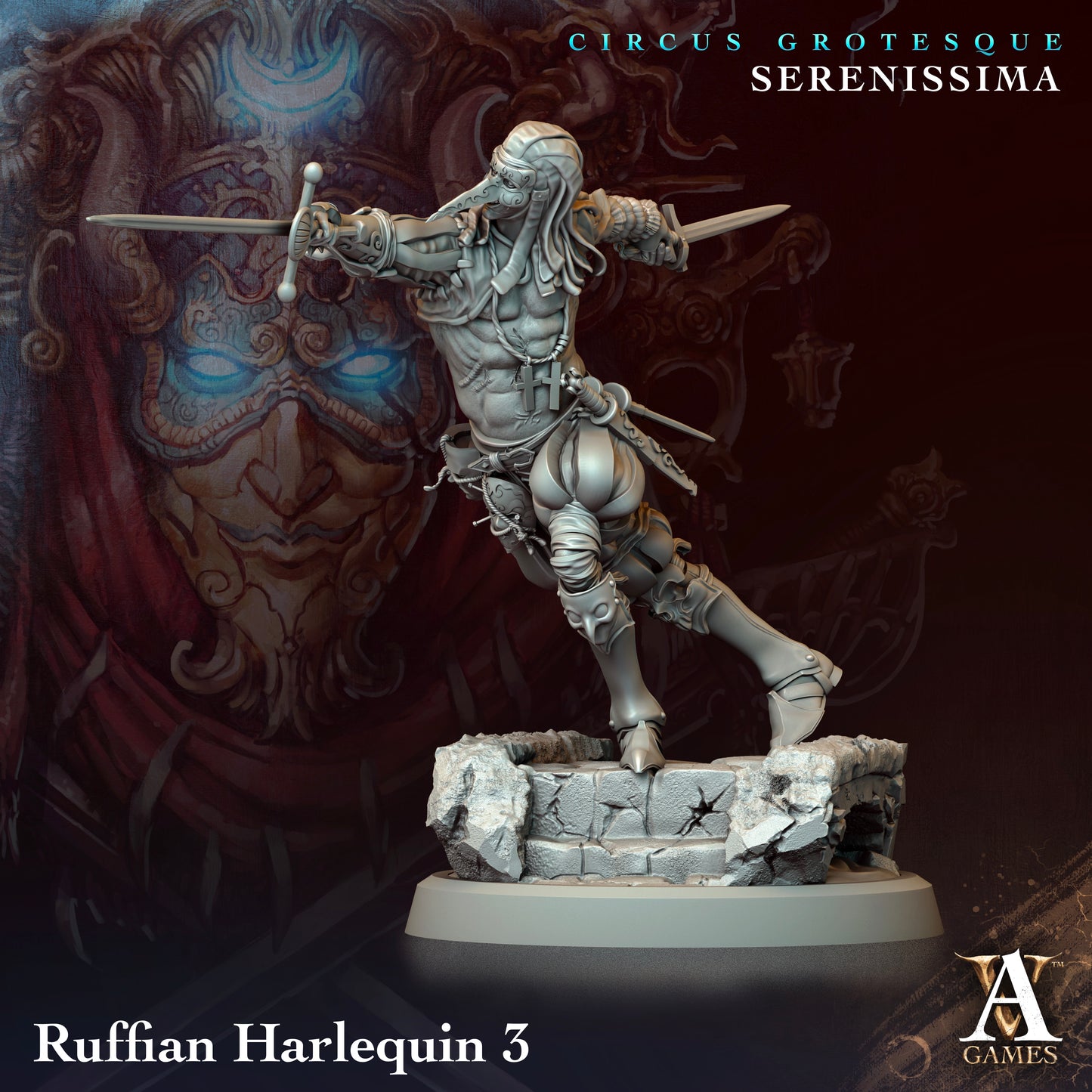 Ruffian Harlequin (4 variantes)