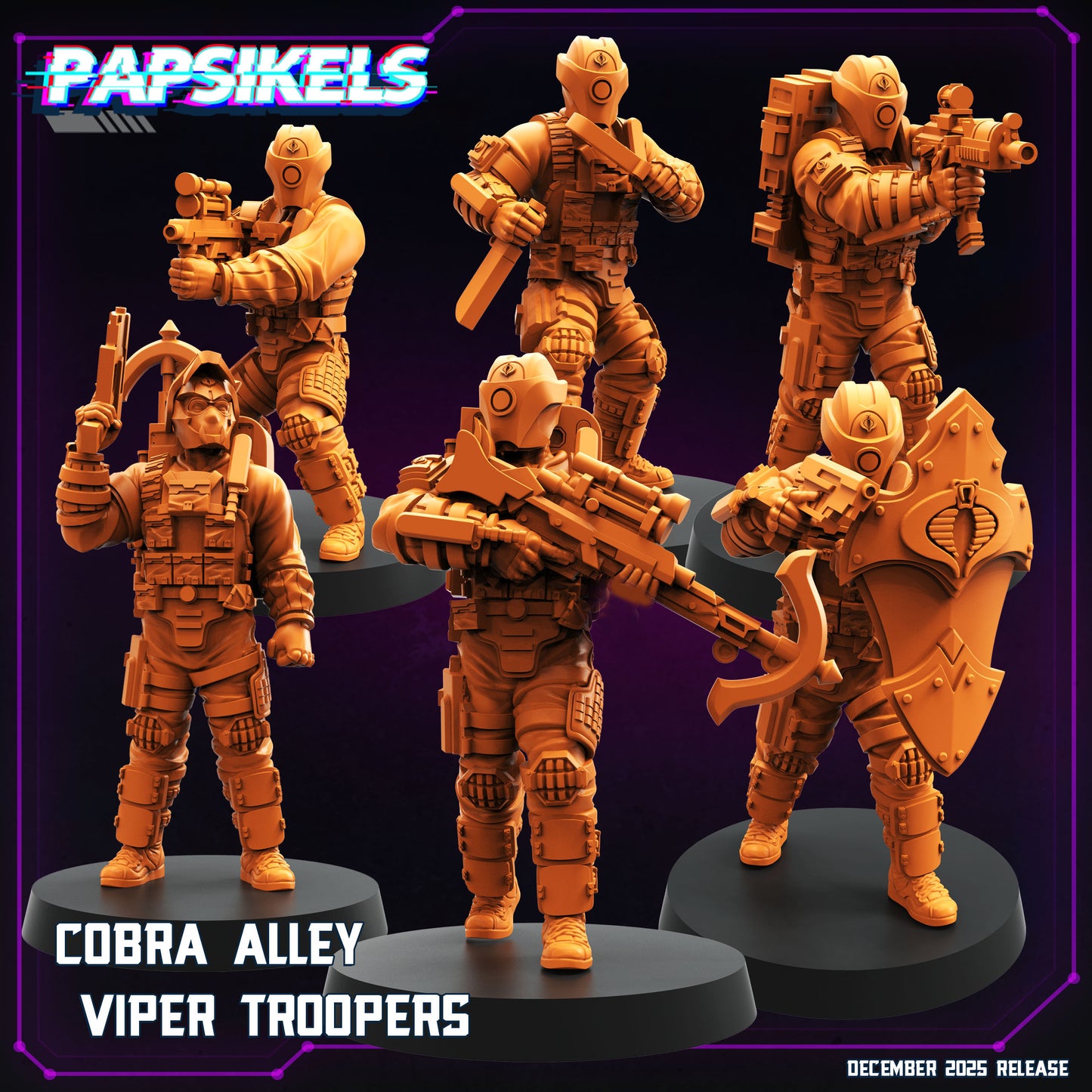 Cobra Alley Viper Troopers (6 variantes)
