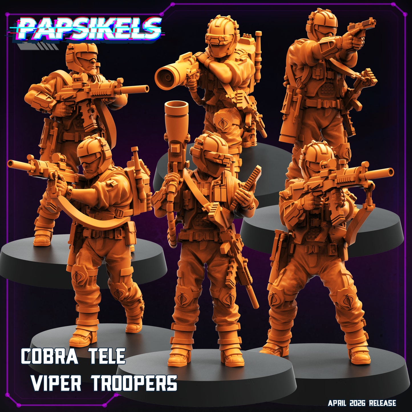 Cobra Tele Viper Troopers