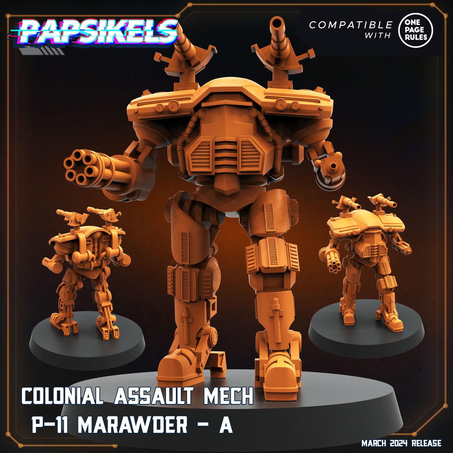 Colonial Assault Mech P11 Marawder (3 versiones)