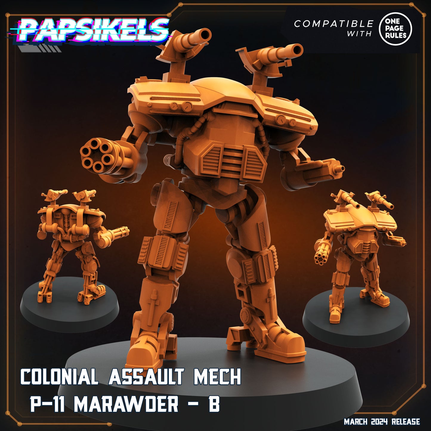 Colonial Assault Mech P11 Marawder (3 versiones)