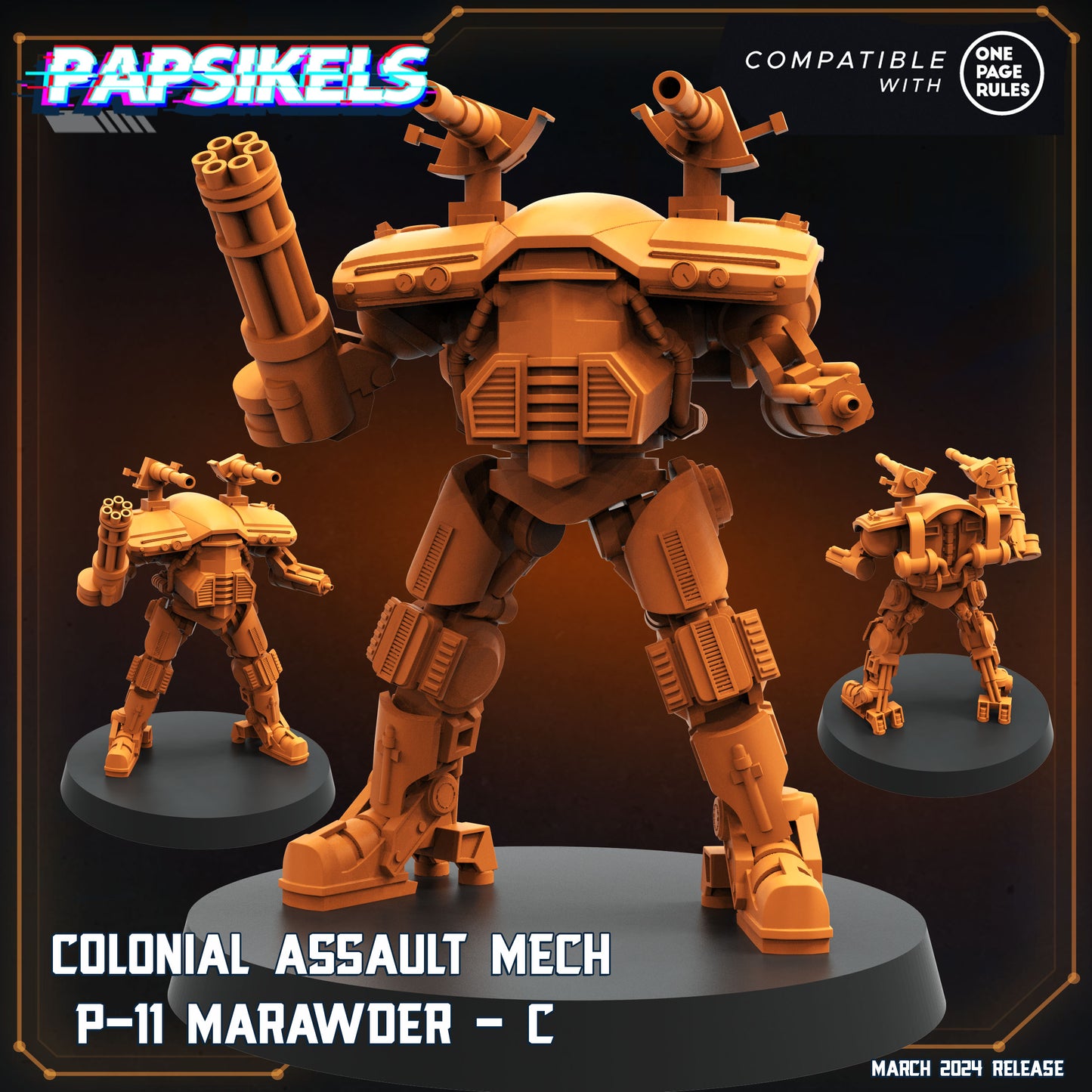 Colonial Assault Mech P11 Marawder (3 versiones)