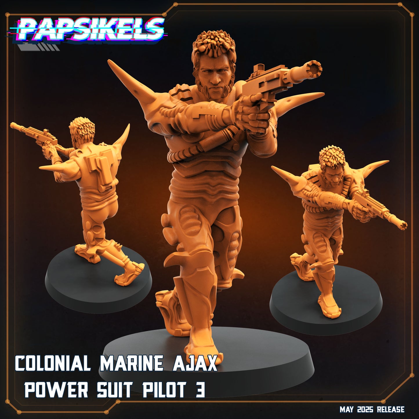 Colonial Marine Ajax Power Suit Pilot (3 modelos)