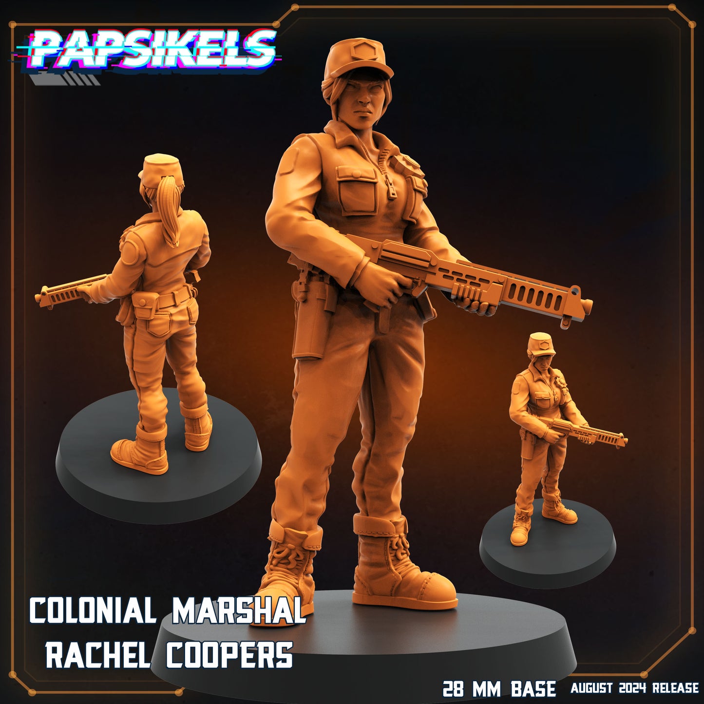 Colonial Marshal (3 models)