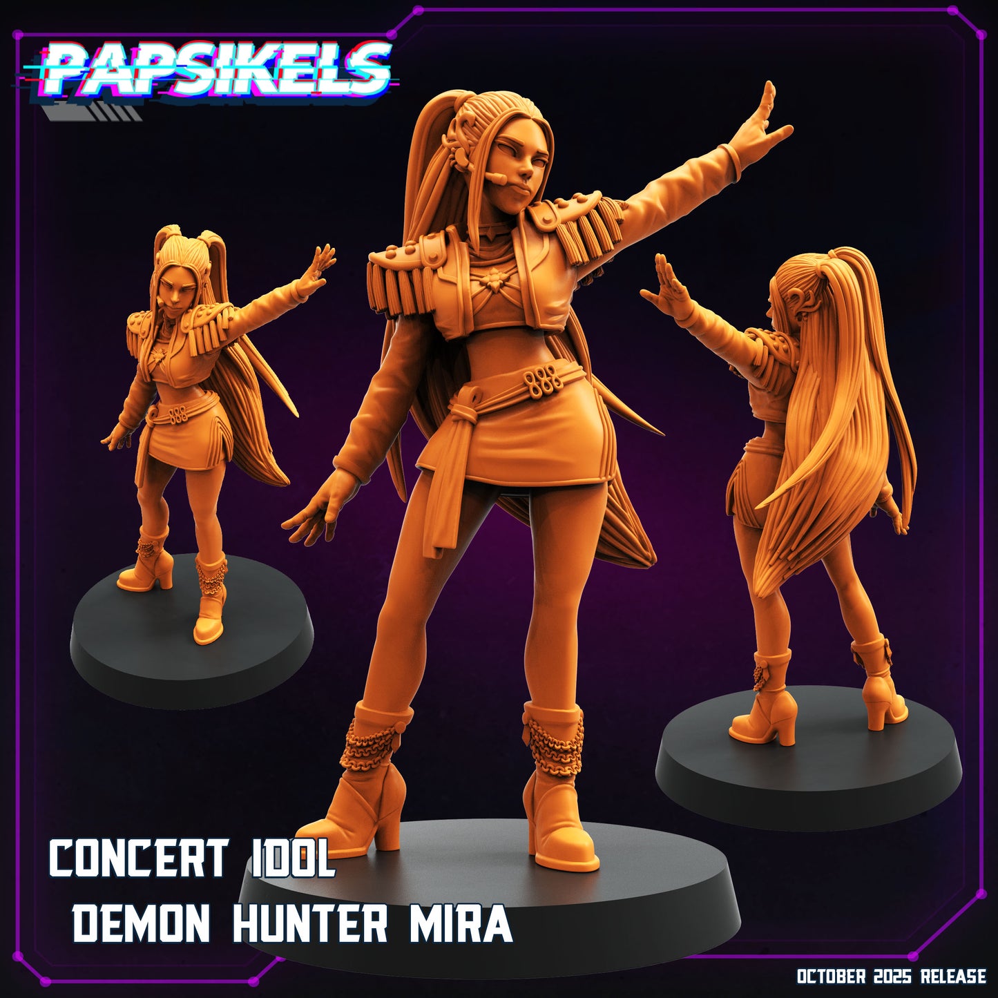 Concert Idol Demon Hunters Mira ( 2 modelos)