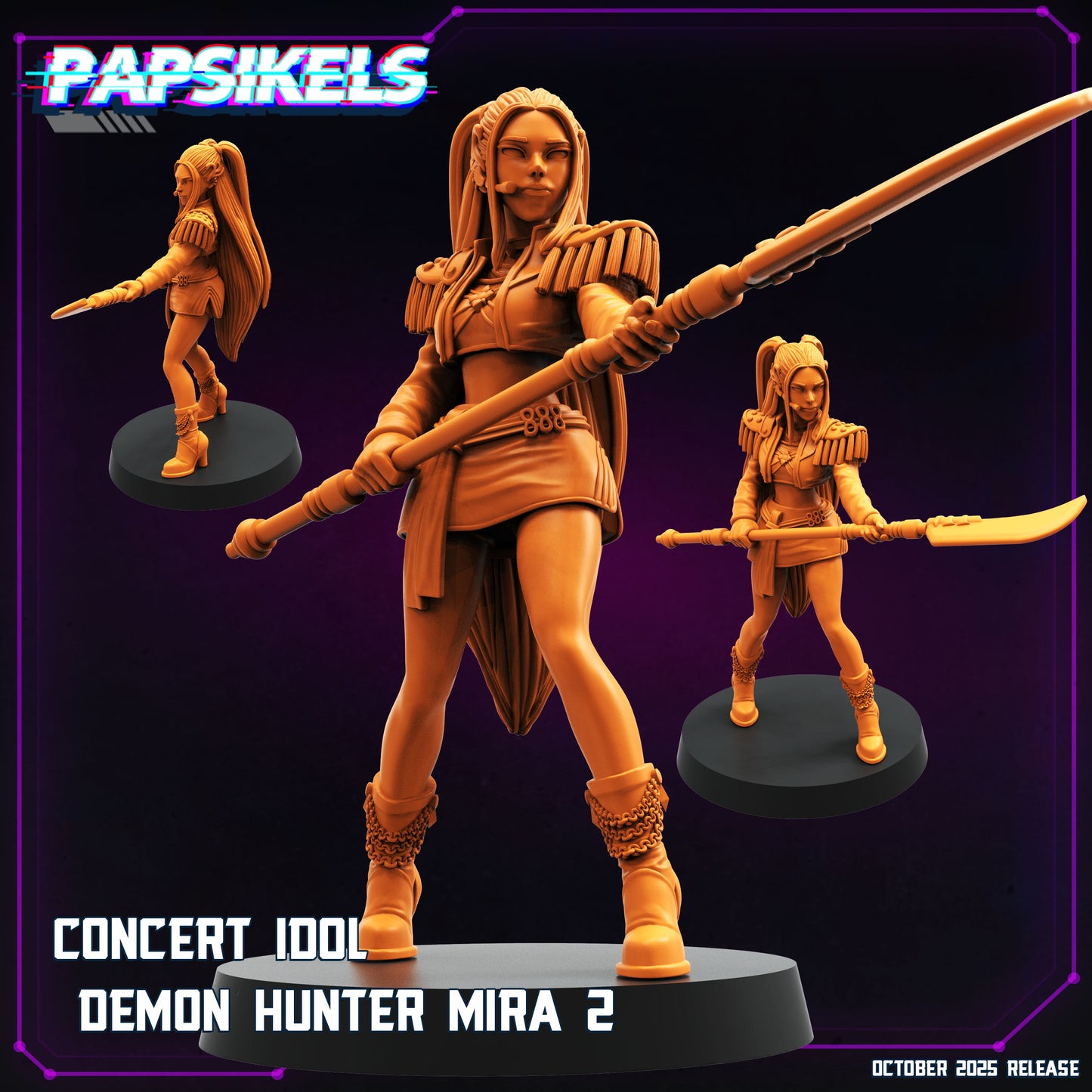 Concert Idol Demon Hunters Mira ( 2 modelos)