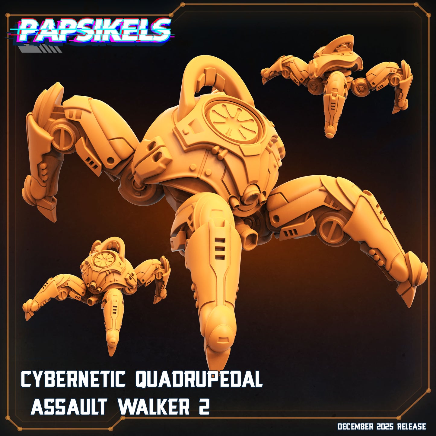 Cybernetic Quadrupedal Assault Walkers (5 variantes)