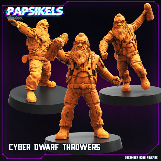 Cyber Dwarf Throwers
