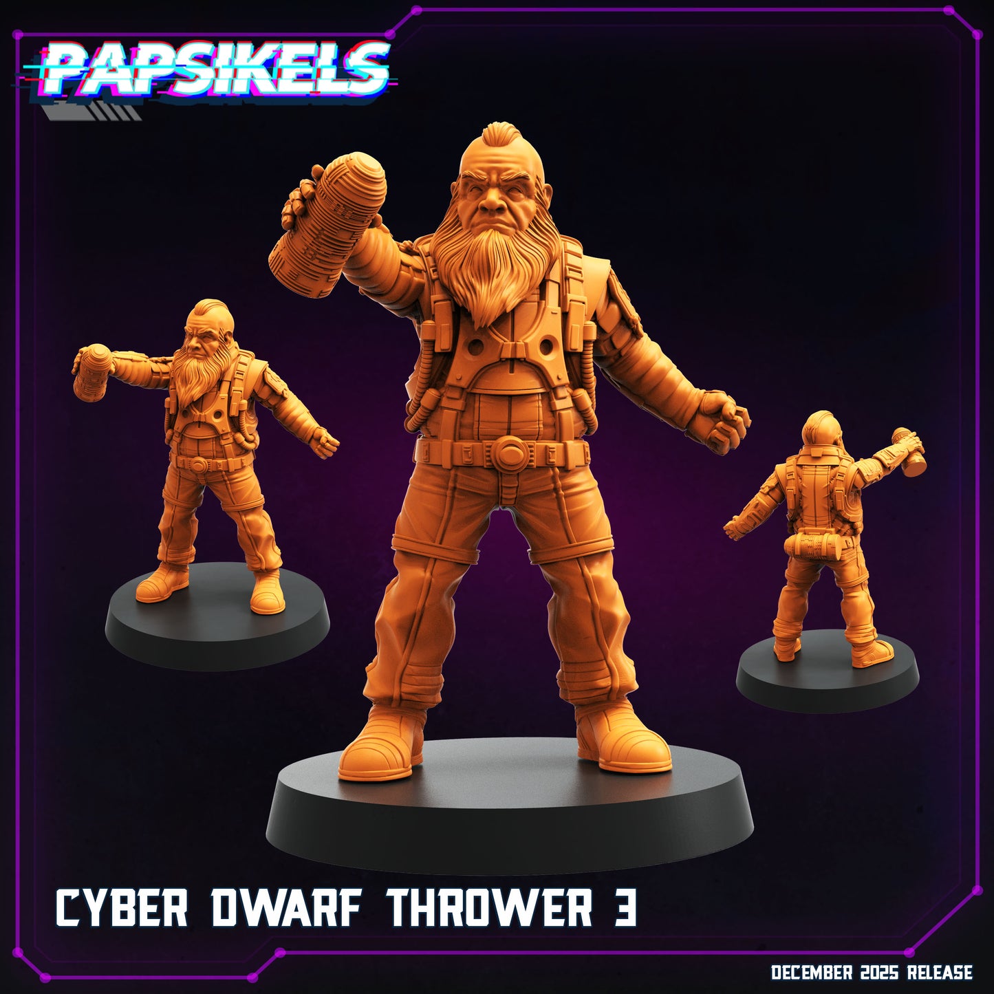 Cyber Dwarf Throwers