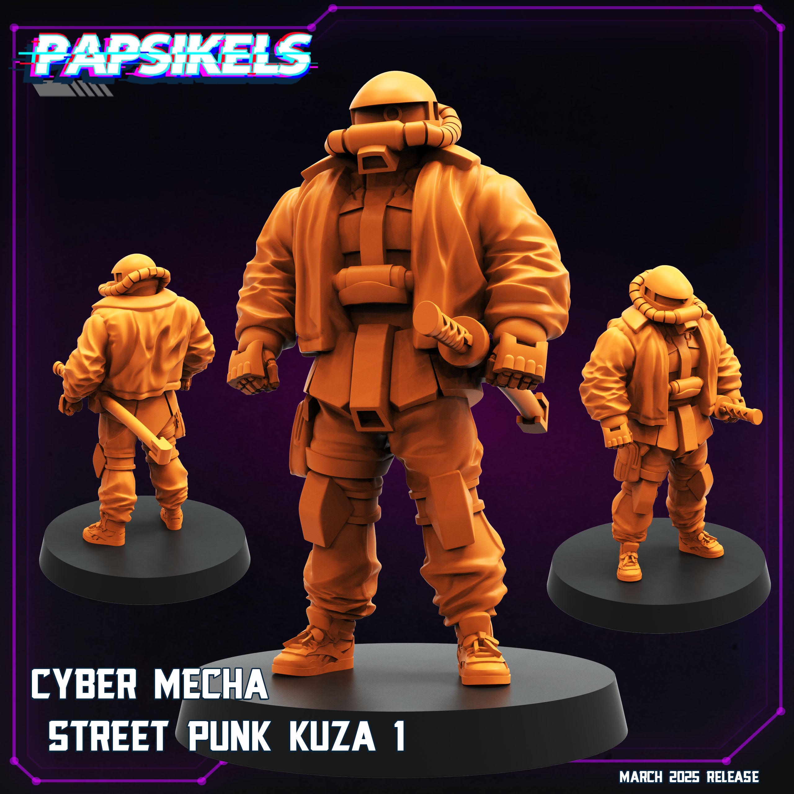 Cyber Mecha Street Punk – 🏅 EboraMiniatures