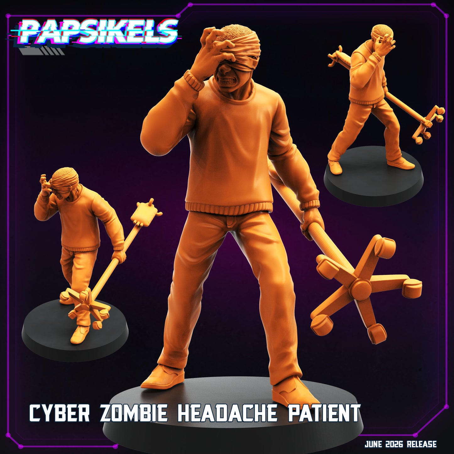Cyber Zombie Headache Patient