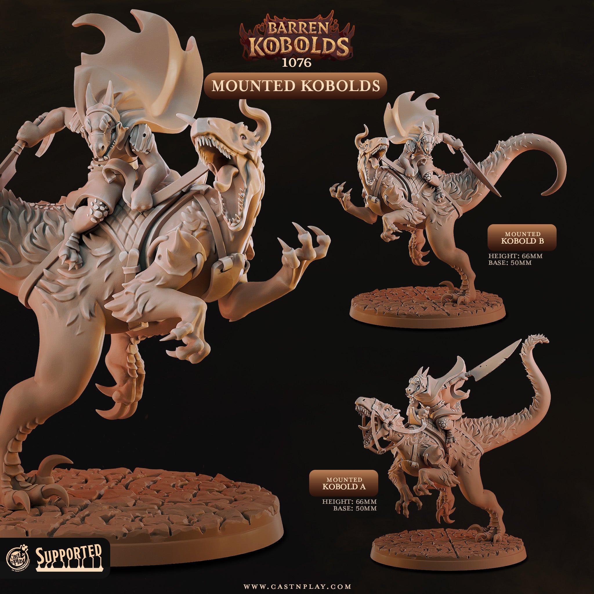 Kobold Riders – 🏅 EboraMiniatures