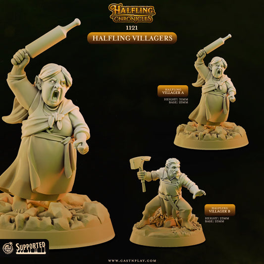 Halfling Villagers