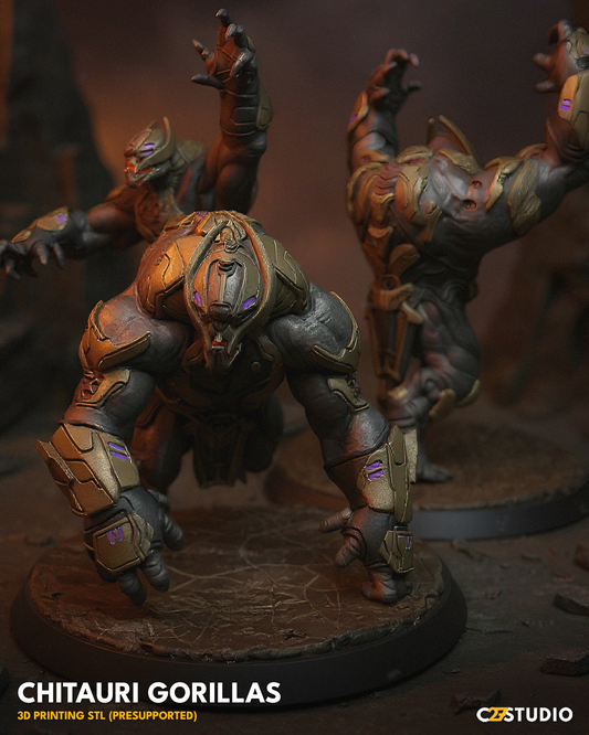 Chitauri Army - Gorilla FanArt