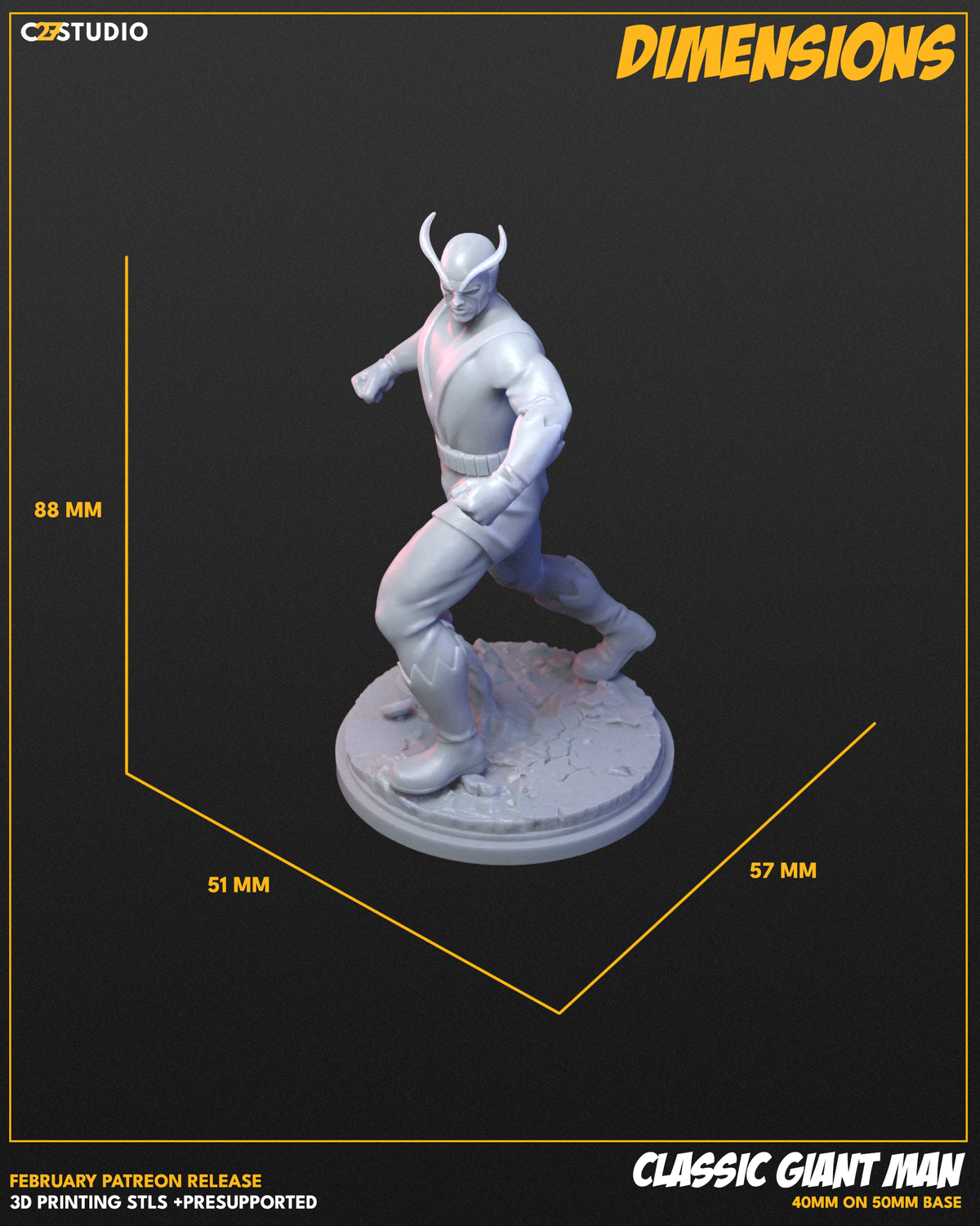 Giant Roid Man Classic Giant Man Fan Art – 🏅 EboraMiniatures