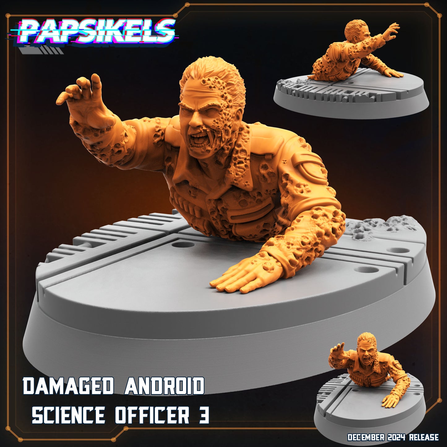 Damaged Android Science Officer (3 modelos)