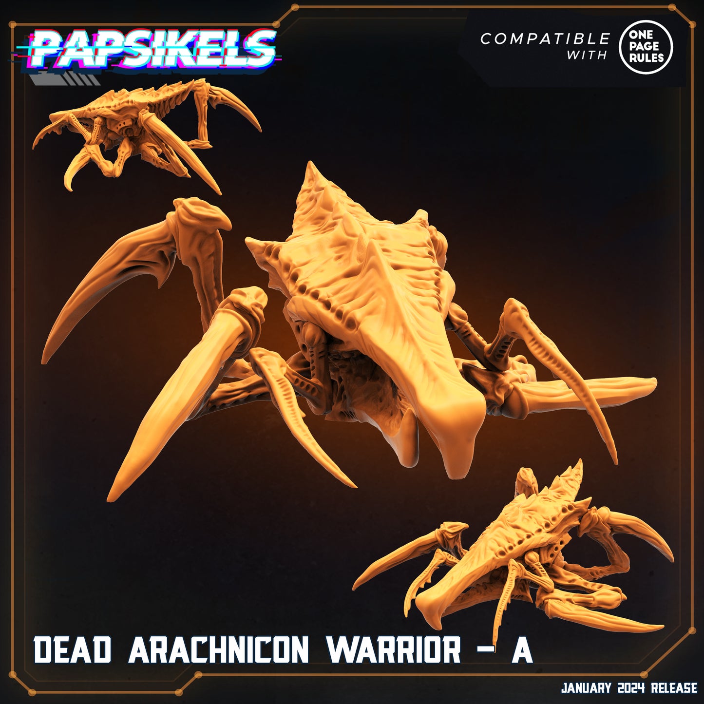 Dead Arachnicon Warriors (3 modelos)