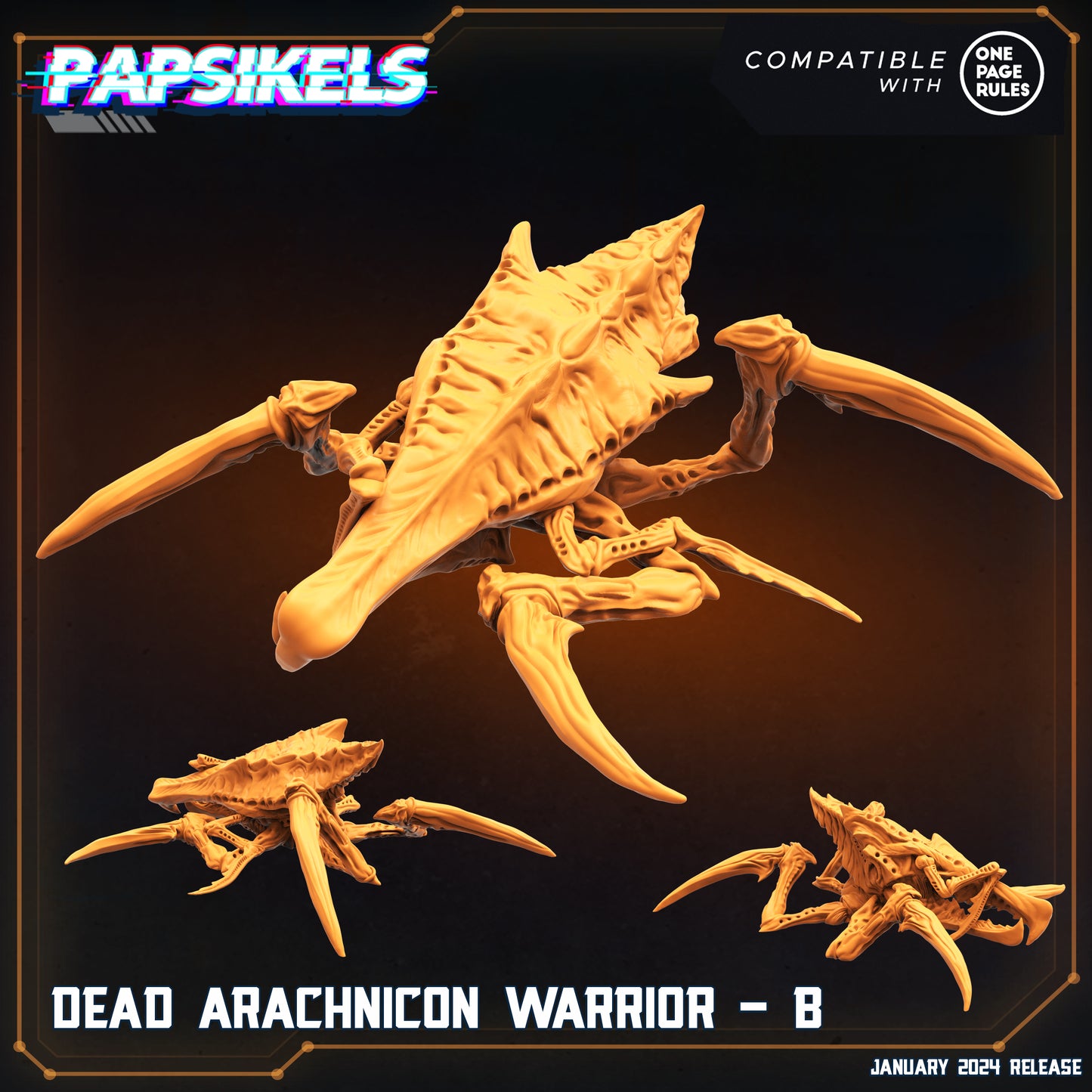 Dead Arachnicon Warriors (3 modelos)