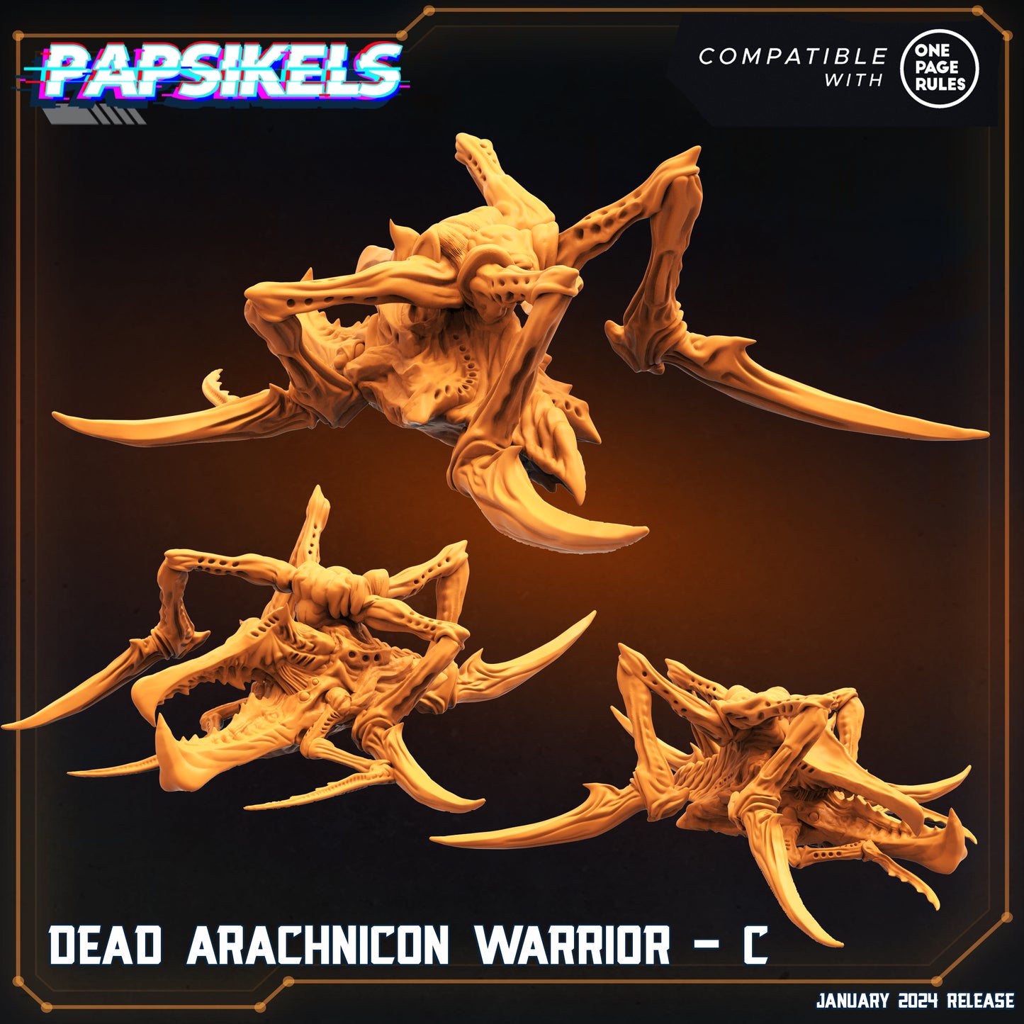 Dead Arachnicon Warriors (3 modelos)