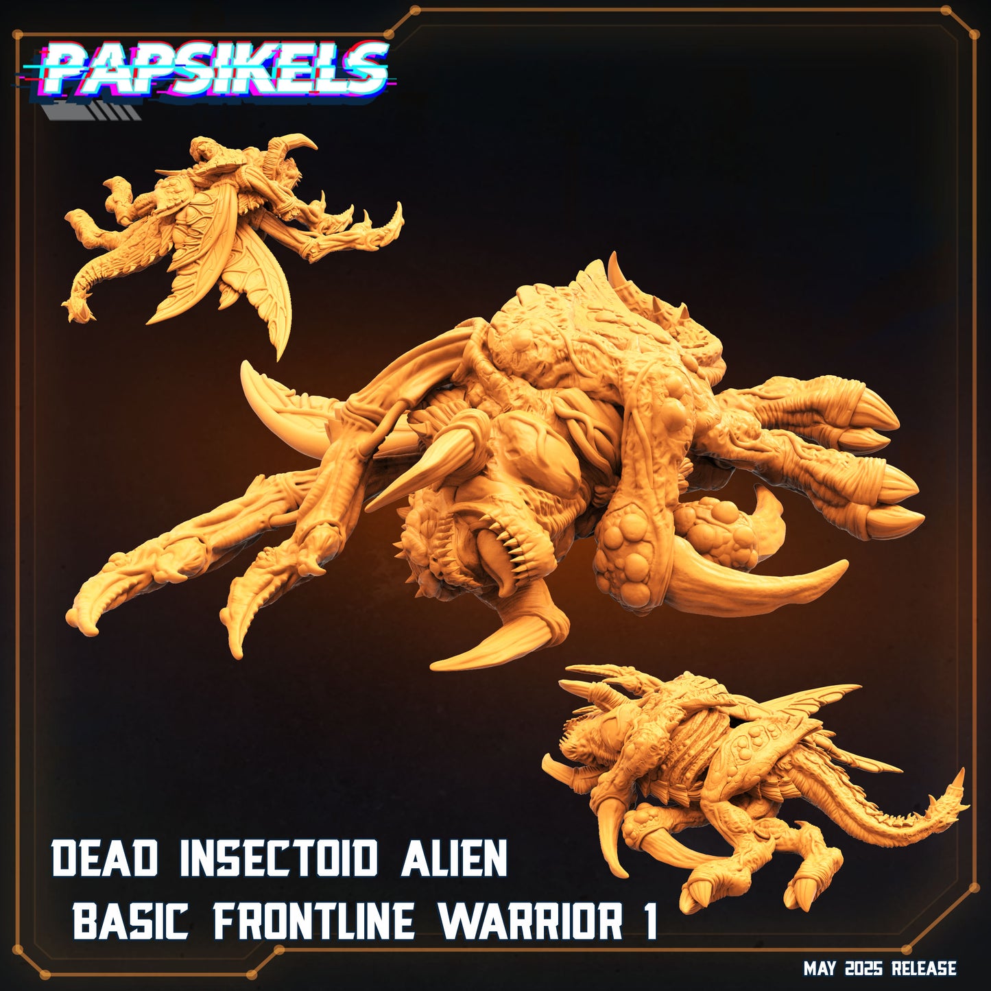 Dead Insectoid Alien Basic Frontline Warrior