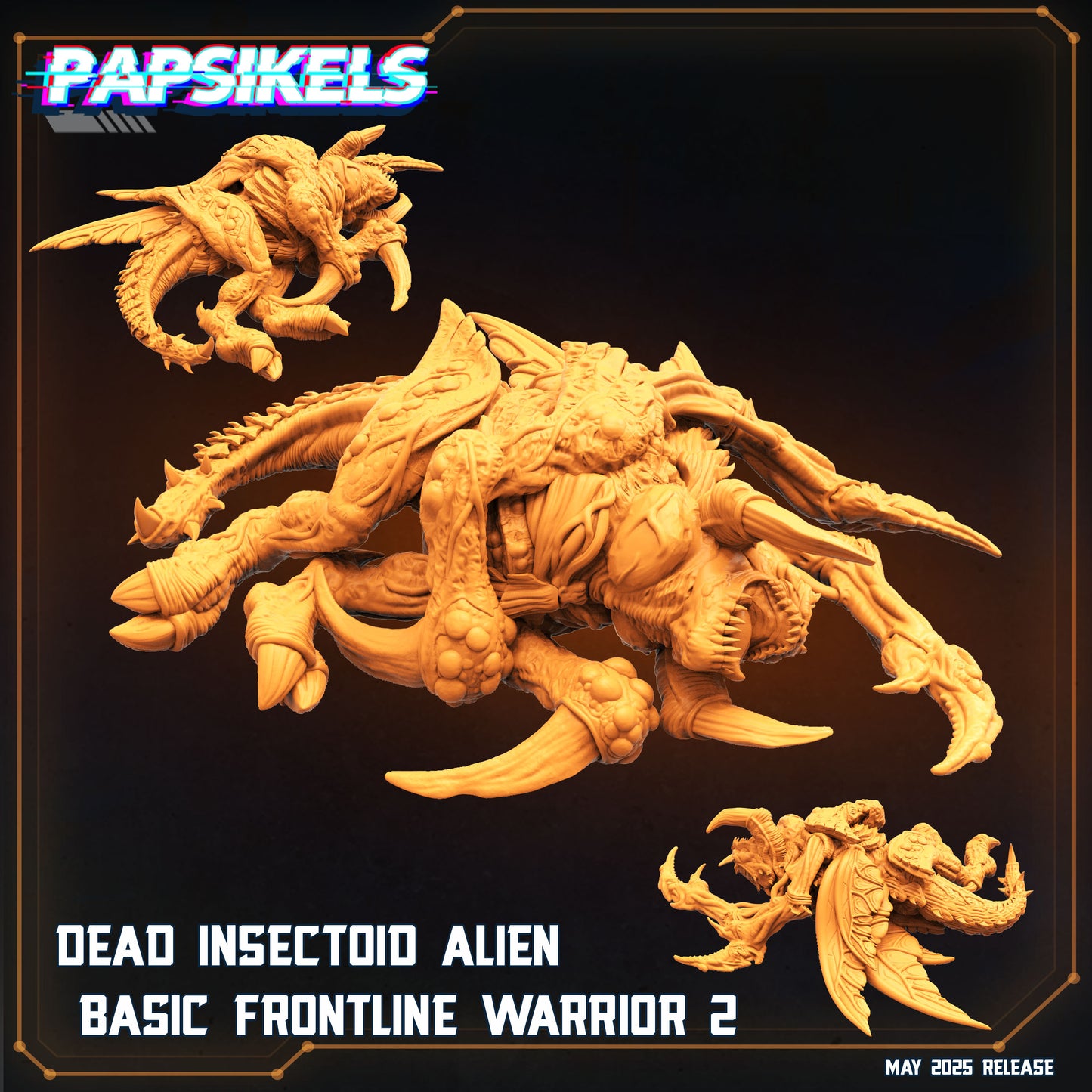 Dead Insectoid Alien Basic Frontline Warrior