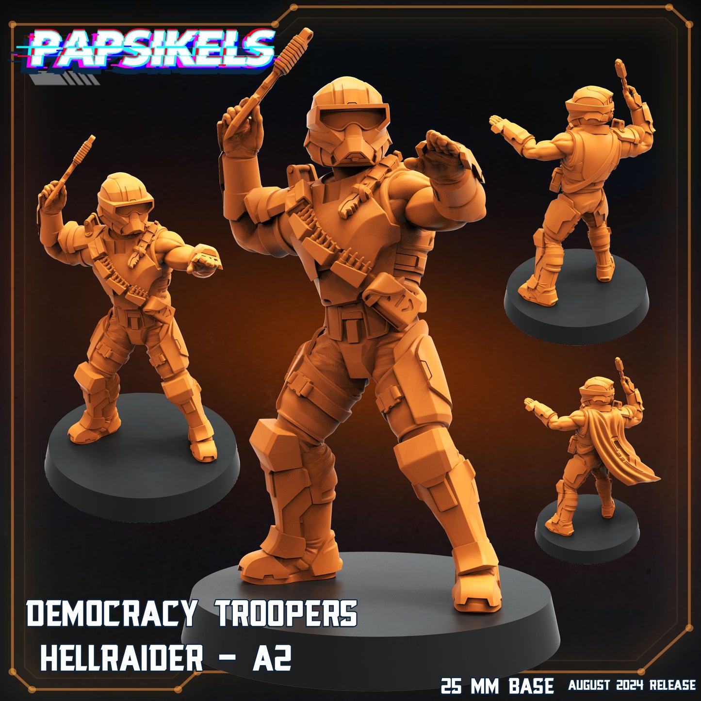 Democracy Troopers HellRaiders (6 modelos)