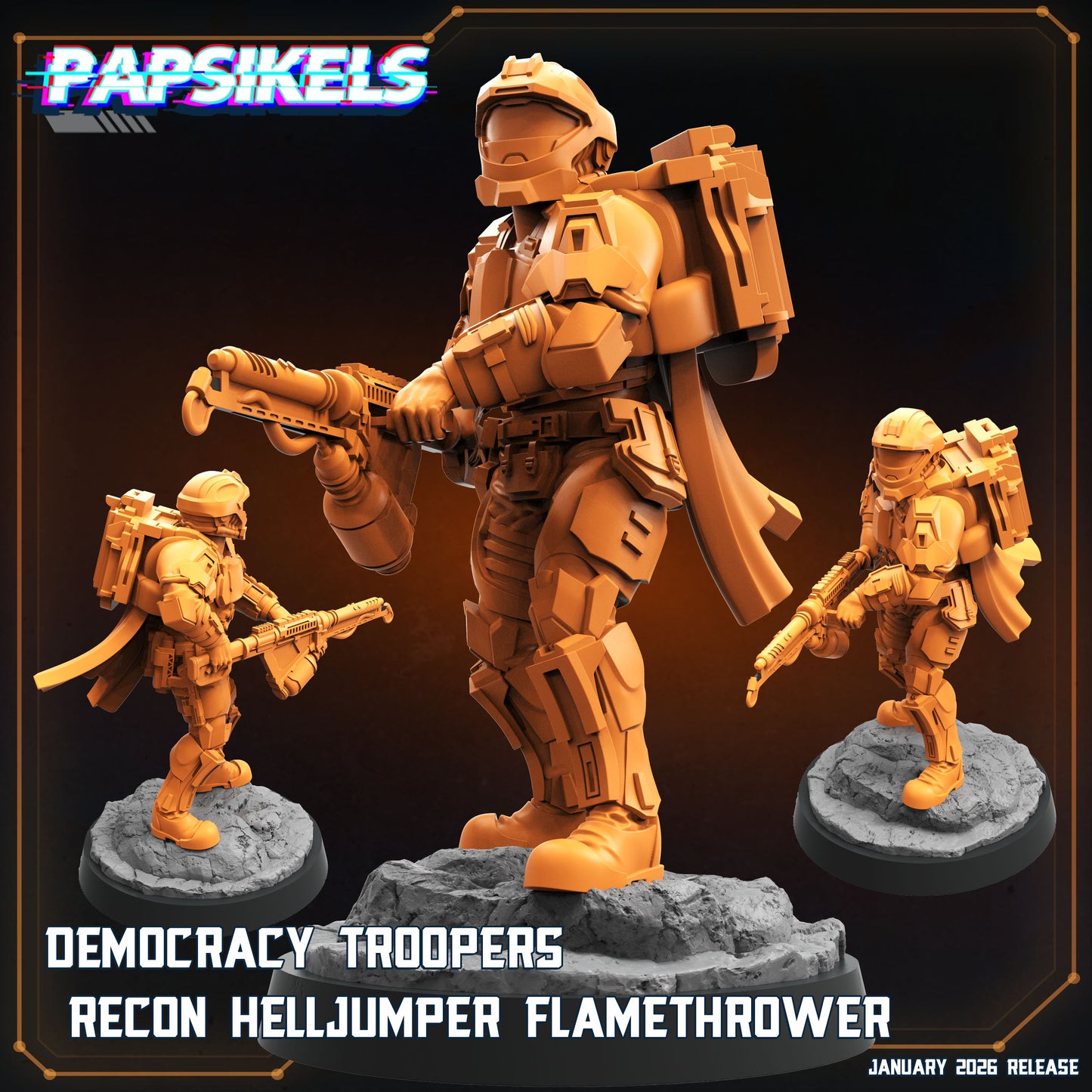Democracy Trooper Recon Helljumper